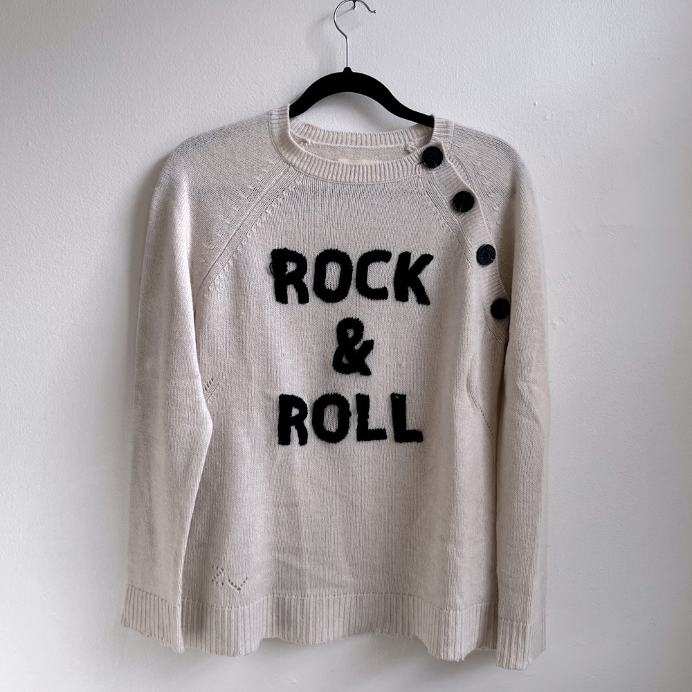 Zadig&Voltaire Rock&Roll cashmere sweater, SIZE M